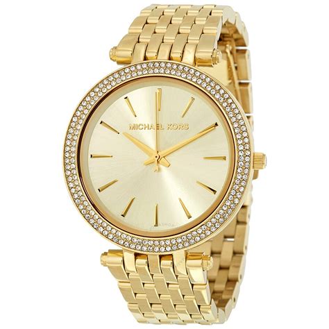 michael kors watch gold women's